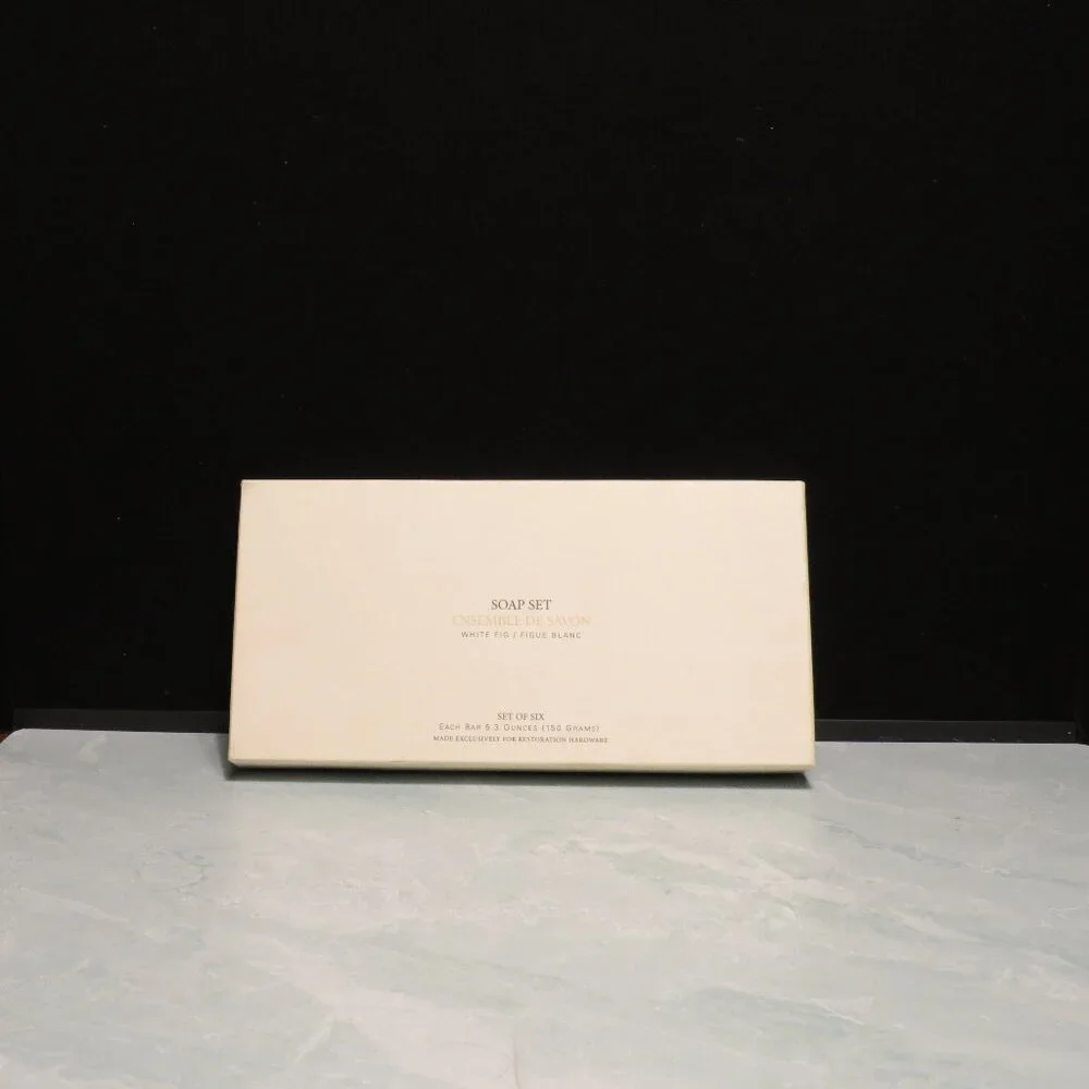 Restoration Hardware White Fig Soap Bars 4 X 5.3 Oz